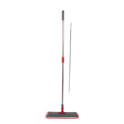 calidad  Sustainable Flat Microfiber Mop With Telescopic Stainless Pole fábrica